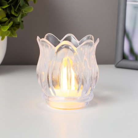 Night "candle" LED from 3XAG13 batteries 6.5x6.5x7 cm Risalux-1