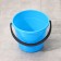 A round bucket, 5 l, d = 22 cm, h = 19.5 cm, blue color