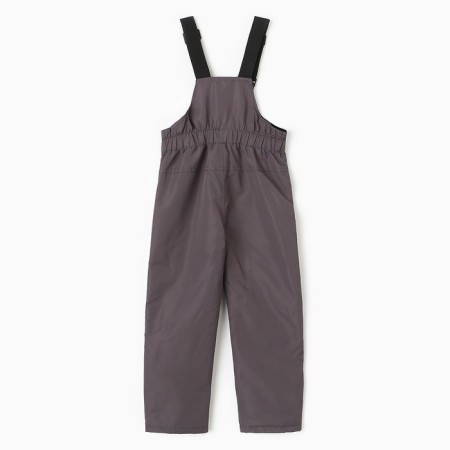 Semi -combine season insulated for boys, gray color, height 122 cm-4