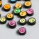 Beads for the creativity of PVC "Funny Smiley" set 25 pcs 0.5x0.9x0.9 cm