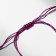 Dream bracelet travel, purple color, d = 6 cm