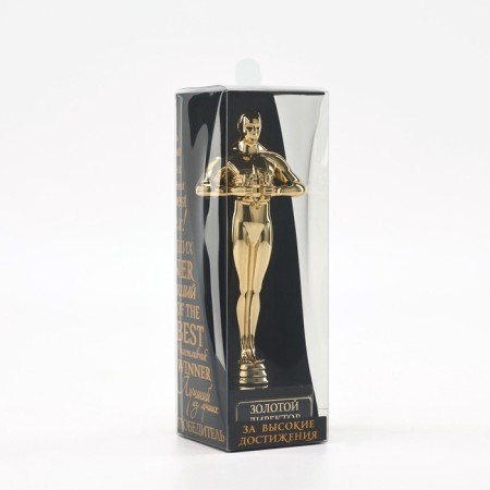 Golden Director Award Figure, Oscar, Plastic, Star, 18 x 6 cm-5