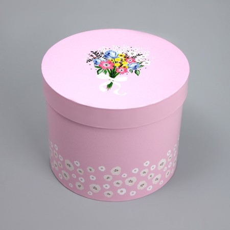 Set of hats 3 in 1, gift packaging, “bouquets”, 16 x 16 x 14–20 x 20 x 17 cm-7
