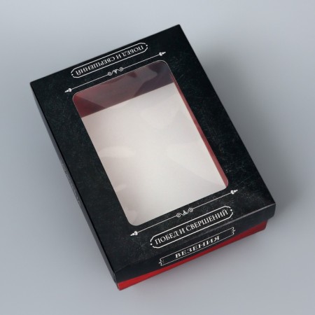 The box is folding, the lid is, the "real man", 16.5 x 12.5 x 5.2 cm with the window-2