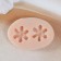 Mold silicone "Two flowers" product 2.5x2.5x0.4 cm