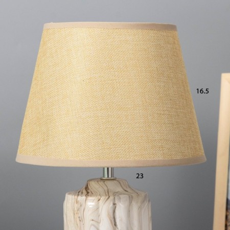 Iris table lamp E14 40W Beige 22x22x39 cm Risalux-3