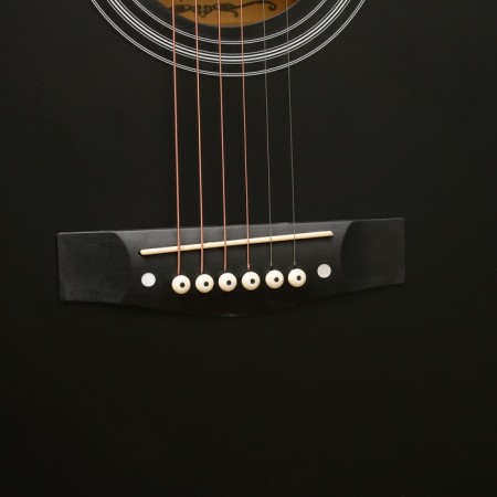 Acoustic guitar, black color, 102cm-4