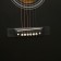 Acoustic guitar, black color, 102cm