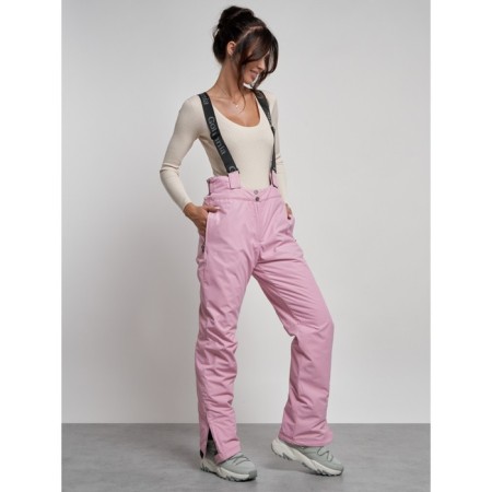 Semi -combinezone ski insulated female winter, size 50, pink color-18