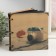 Photo album on rings 30 sheets "camera on the tile" Black sheets 18x18 cm