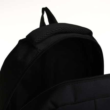 Youth backpack with a zipper, 4 pockets, black color-5