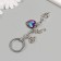 Keychain from the evil eye metal "sea" 6.5 cm