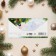 Money envelope "Happy New Year!" Snowman, glass ball 16x8 cm