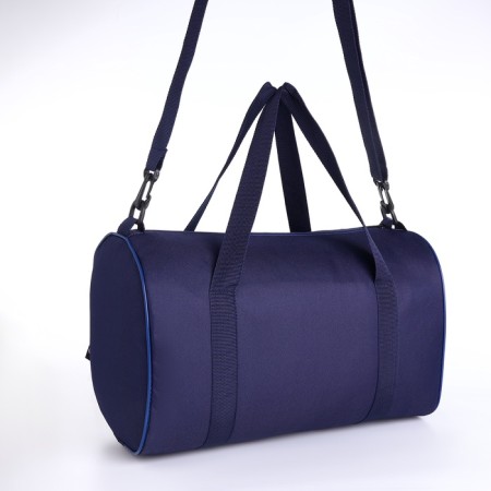 Road bag, textura, small size, blue color-3