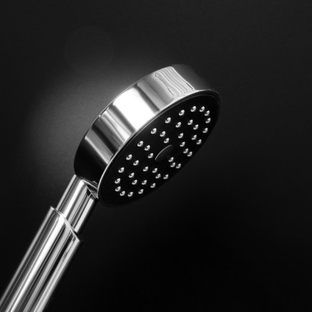 Shower Lake Zein Z0114, plastic, cylindrical shape, 1 mode, chrome-5