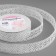 Figure tape "Carved rhombuses", 25 mm, 9 ± 0.5 m, white color