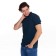 T -shirt male polo, green color, size 50 (xl)