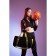 Sports bag Danger with zipper, black color