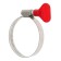 Clamp with the "lamb" Zein English, diameter 32-50 mm, width 9 mm, stainless steel