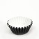 Baking shape round, 3.5 x 2 cm black