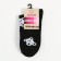 Women's socks "bears", black color, size 23-25
