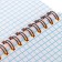 Notepad A6, 80 sheets in the cage on the crest "Orange. Neon", plastic cover, OFSET block