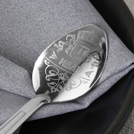 A nominal spoon from February 23 "Ivan", 3 x 14 cm.-6