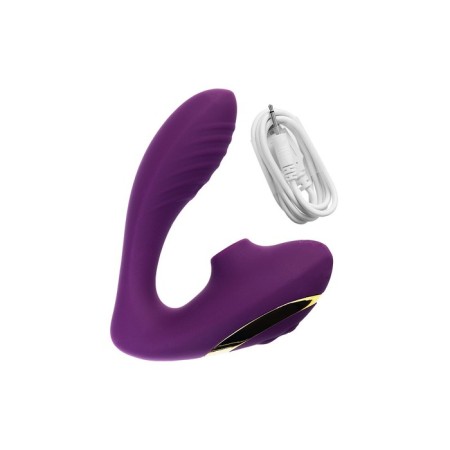 Double stimulation of L’Eroina by Toyfa Mave, silicone, 14 cm, purple color-10