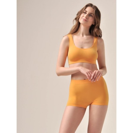 Women's Boxers with high waist shorts vita alta, size 44-46, mango color-4
