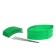 Plastic flowerbed, 15 × 540 cm, 18 sections, green, "designer"