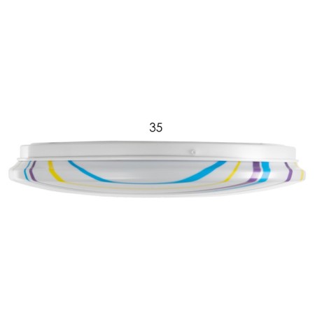 Lamp "Rainbow" 36W 6000k 2700lm 38x38x6cm-4