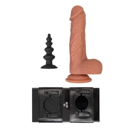 Replaceable nozzle for sex machines Diva, 20 cm, metal, black color-3