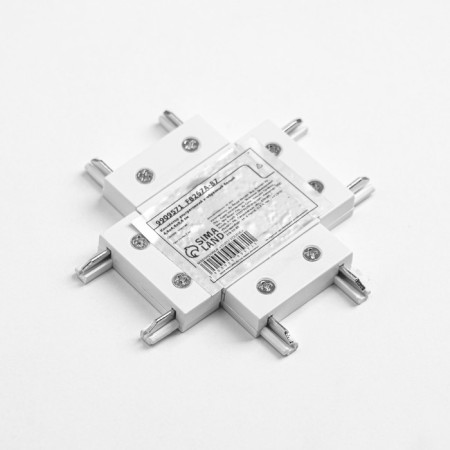 Connector ultra-shaped x-shaped white 4.6x4.6x0.6 cm-2