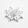 Connector ultra-shaped x-shaped white 4.6x4.6x0.6 cm