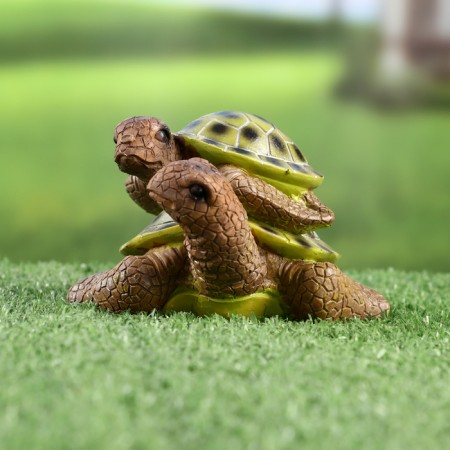Garden figure "Turtles" 11x13x8cm-1