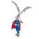Gulliver soft toy "Super Hare", 41 cm