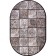 Oval Merinos Valencia Deluxe carpet, size 100x200 cm, color Brown