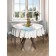 Tables on the table “Flowers in a vase”, round, Saten, d = 150 cm