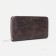 Male purse with lightning, department for bills, for cards, for coins, brown color
