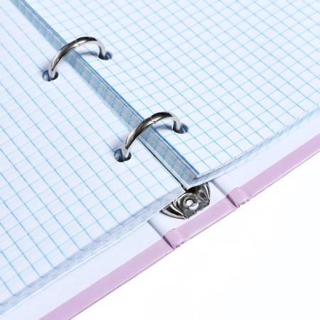 Notebook on rings, 160 sheets in the Caribbean Lenovers cage, solid cover, glossy lamination, shift block 60 g/m2-4