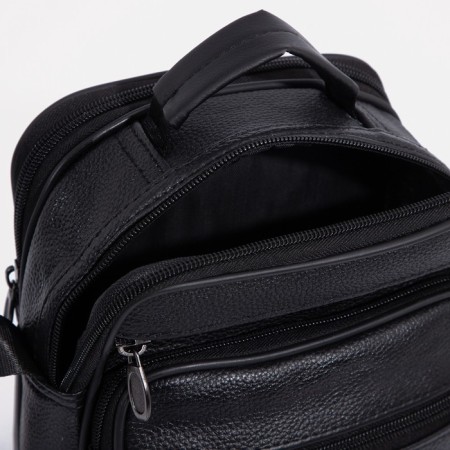 Male bag, black color-5