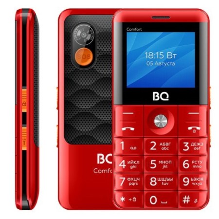 Cell phone BQ M-2006 Comfort Red Black-1