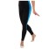 Combines for gymnastics and dancing Grace Dance, p. 40, black/turquoise color