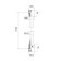 Shower hose IDDIS A5071115, reinforced PVC, 1.5 m