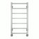 Terminus water heated towel rail "Contour" P7, 400x800 mm, lower connection, chrome
