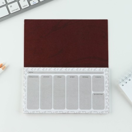 Gift set "Teacher No. 1": A5 diary, 80 sheets, planing, pen, paper block-9