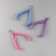 Manicure nippers for cuticle, 10 cm, blade length - 8 mm, pink color