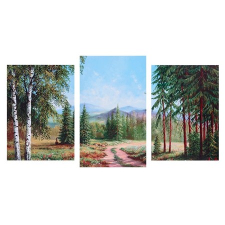 Modular picture "Forest edge" 53x96cm (2-32x45, 1-53x32)