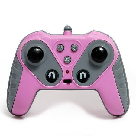 Radio controlled machine "Stuff", with a battery, smoke, pink color-9