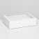 The box is folding, the lid is, with the window, white, 25 x 18 x 6.5 cm,